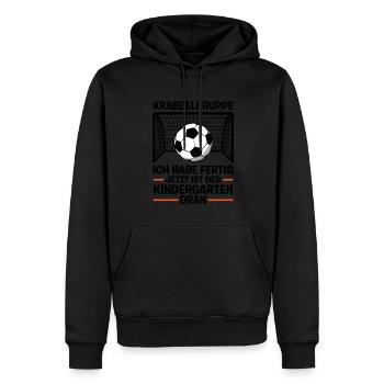 Kindergartenanfang Kindergarten Kindergartenkind G - Männer Premium Bio Hoodie - Schwarz - Vorne - Nico (187cm)