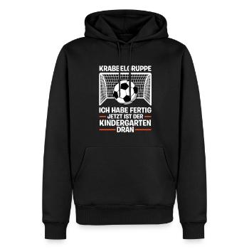 Kindergartenanfang Kindergarten Kindergartenkind G - Männer Premium Bio Hoodie - Schwarz - Vorne - Nico (187cm)