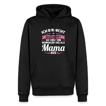 Mutter Mutter Tag Mama Geschenk - Männer Premium Bio Hoodie - Schwarz - Vorne - Nico (187cm)