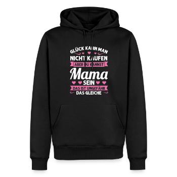 Mutter Mutter Tag Mama Geschenk - Männer Premium Bio Hoodie - Schwarz - Vorne - Nico (187cm)