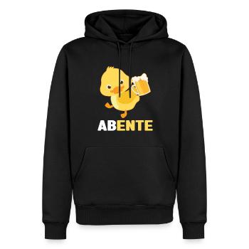 Lustig Ironie Ente Ente Sarkasmus Geschenk - Männer Premium Bio Hoodie - Schwarz - Vorne - Nico (187cm)