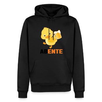 Lustig Ironie Ente Ente Sarkasmus Geschenk - Männer Premium Bio Hoodie - Schwarz - Vorne - Nico (187cm)