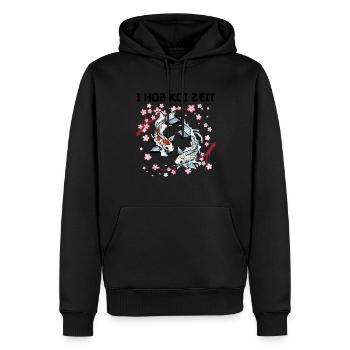 Kois Koi Sarkasmus Geschenk - Männer Premium Bio Hoodie - Schwarz - Vorne - Nico (187cm)