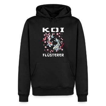 Kois Koi Sarkasmus Geschenk - Männer Premium Bio Hoodie - Schwarz - Vorne - Nico (187cm)