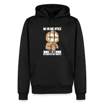Abschied Kollegin Abschiedsparty Geschenk - Männer Premium Bio Hoodie - Schwarz - Vorne - Nico (187cm)