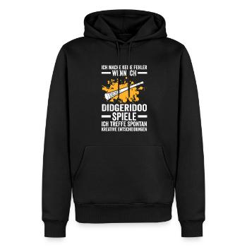Didgeridoo Musik Musiker Geschenk - Männer Premium Bio Hoodie - Schwarz - Vorne - Nico (187cm)