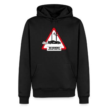 avertissement voitures de réglage à grande vitesse / Auto Tuning Design - Sweat à capuche Premium bio Homme - noir - Devant - Nico (187cm)