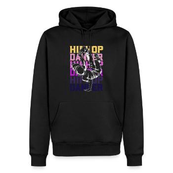 Breakdance Breakdancer - Männer Premium Bio Hoodie - Schwarz - Vorne - Nico (187cm)