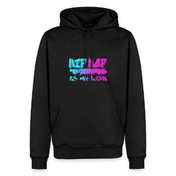 Breakdance Bboy Bgirl HipHop - Männer Premium Bio Hoodie - Schwarz - Vorne - Nico (187cm)