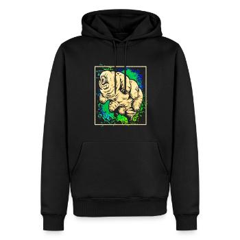 Tardigrade - Men’s Premium Organic Hoodie - black - Front - Nico (187cm)