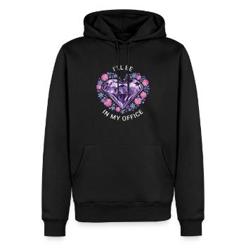 Peinture Diamants Peinture au diamant Art - Sweat à capuche Premium bio Homme - noir - Devant - Nico (187cm)