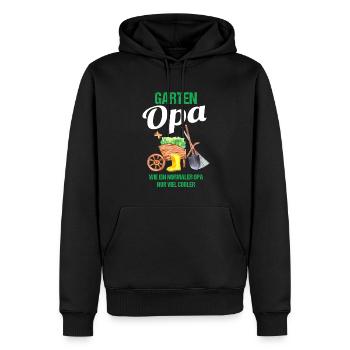 Garten Opa Lustiger Spruch Geschenk Herren - Männer Premium Bio Hoodie - Schwarz - Vorne - Nico (187cm)