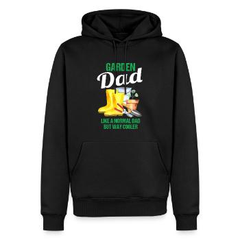 Garten Papa Lustiger Spruch Geschenk Herren - Männer Premium Bio Hoodie - Schwarz - Vorne - Nico (187cm)