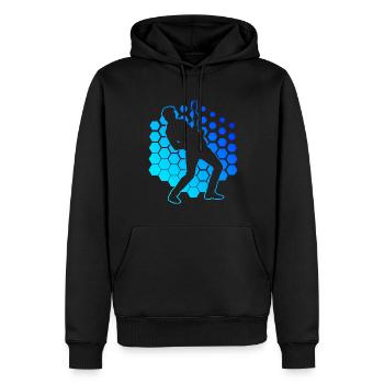electronic guitar Gitarrenspieler classical guitar - Männer Premium Bio Hoodie - Schwarz - Vorne - Nico (187cm)