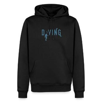 Scuba Diving Taucherbrille Tauchermaske Scuba - Männer Premium Bio Hoodie - Schwarz - Vorne - Nico (187cm)