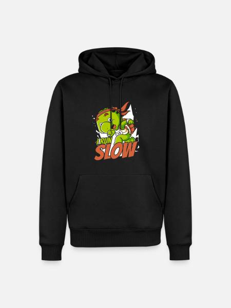 Jeg løber langsom vandskildpadde kæmpe skildpadde skildpadde - Herre Premium økologisk hoodie - sort