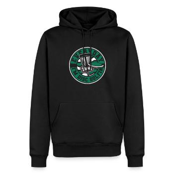 Everyday I'm Disc Golfing Frisbee Golf Korb - Männer Premium Bio Hoodie - Schwarz - Vorne - Nico (187cm)