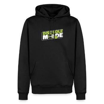 Disc Golf Mode On Frisbee Golf Korb Scheibe - Männer Premium Bio Hoodie - Schwarz - Vorne - Nico (187cm)