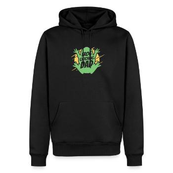 Frog Catching Dad Kaulquappe Laubfrosch Kröte - Männer Premium Bio Hoodie - Schwarz - Vorne - Nico (187cm)
