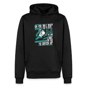 Oh Your Ride 850 Schneemotorrad Snowmobile - Männer Premium Bio Hoodie - Schwarz - Vorne - Nico (187cm)