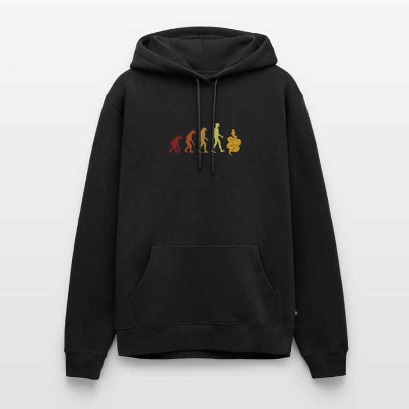 Boule de banane Python Evolution Python Boule de banane Sweat à capuche Premium bio Homme