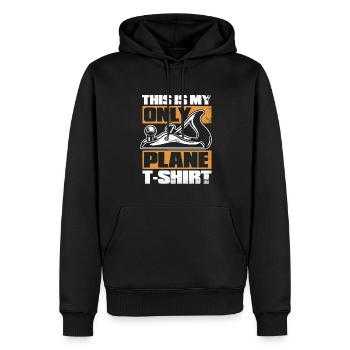 This Is My Only Plane Apparel Tischler Carpenter - Männer Premium Bio Hoodie - Schwarz - Vorne - Nico (187cm)