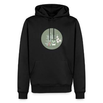 Kaulquappe Laubfrosch Kröte Froschzüchter Frosch - Männer Premium Bio Hoodie - Schwarz - Vorne - Nico (187cm)