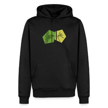 Kröte Kaulquappe Laubfrosch Froschzüchter Frosch - Männer Premium Bio Hoodie - Schwarz - Vorne - Nico (187cm)