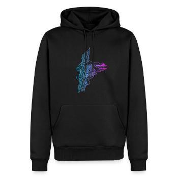 Laubfrosch Kröte Kaulquappe Froschzüchter Frosch - Männer Premium Bio Hoodie - Schwarz - Vorne - Nico (187cm)
