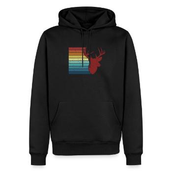 Retro Präparator Werkzeuge Tiere Liebhaber Taxidermie - Männer Premium Bio Hoodie - Schwarz - Vorne - Nico (187cm)