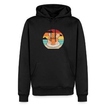 Retro Wheel Hobby Pottery Pro Lover Pottery - Männer Premium Bio Hoodie - Schwarz - Vorne - Nico (187cm)