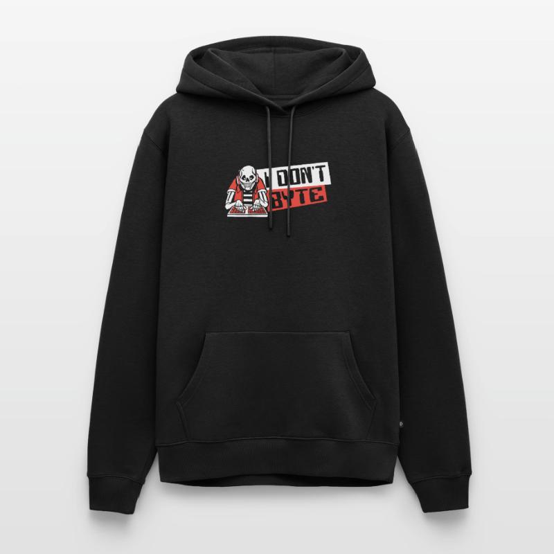 I Don't Byte Softwareingenieur Developer Coder Männer Premium Bio Hoodie