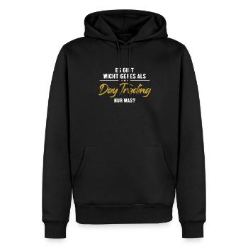 Wichtigeres als Day Trading Aktienmarkt Trader - Männer Premium Bio Hoodie - Schwarz - Vorne - Nico (187cm)