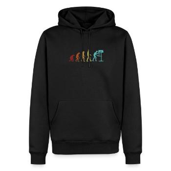 Carpenter Evolution Schreiner Holzmechaniker - Männer Premium Bio Hoodie - Schwarz - Vorne - Nico (187cm)