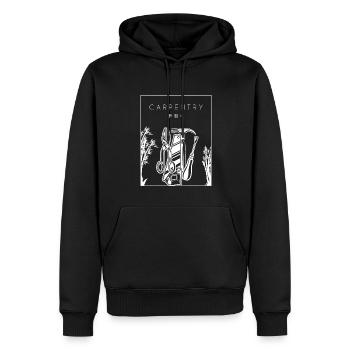 Carpenter Chinese Hanzi Schreiner Holzmechaniker - Männer Premium Bio Hoodie - Schwarz - Vorne - Nico (187cm)