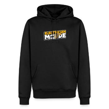 Electrician Mode On Electrical Engineer Electronics Technician - Men’s Premium Organic Hoodie - black - Front - Nico (187cm)