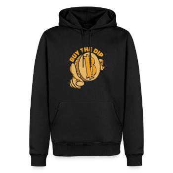 Acheter The Dip Crypto Crypto Blockchain - Sweat à capuche Premium bio Homme - noir - Devant - Nico (187cm)