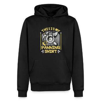 C’est mon mineur de prospection de vêtements de panoramique - Sweat à capuche Premium bio Homme - noir - Devant - Nico (187cm)