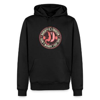 Ne vous inquiétez pas, j’ai coupé ce gastro-entérologue gastrique - Sweat à capuche Premium bio Homme - noir - Devant - Nico (187cm)