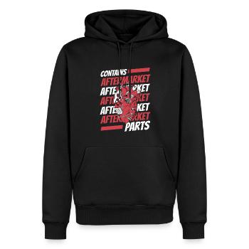 Enthält Aftermarket-Teile Katheter Open Heart - Männer Premium Bio Hoodie - Schwarz - Vorne - Nico (187cm)