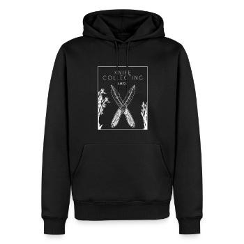 Messer sammeln Chinesisches Hanzi Restaurierungsmesser - Männer Premium Bio Hoodie - Schwarz - Vorne - Nico (187cm)