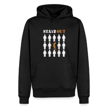 Herausragender Eidechsen-Gekkota-Schopfgecko-Experte - Männer Premium Bio Hoodie - Schwarz - Vorne - Nico (187cm)
