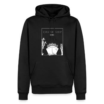 Bateau de croisière chinois Hanzi Croisière en bateau - Sweat à capuche Premium bio Homme - noir - Devant - Nico (187cm)
