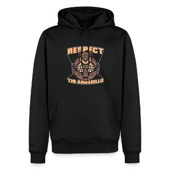 Trespect Le tatou fée rose Cingulata Amant - Sweat à capuche Premium bio Homme - noir - Devant - Nico (187cm)