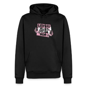 Leopard Gecko Mama Schopfeidechse Gekkota Leopard - Männer Premium Bio Hoodie - Schwarz - Vorne - Nico (187cm)