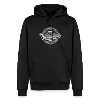 This Is My Retirement Plan Harmonist Harmonicist - Men’s Premium Organic Hoodie - black - Front - Nico (187cm)