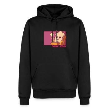 Brotbacken Doodle Chinesischer Hanzi Brotteig - Männer Premium Bio Hoodie - Schwarz - Vorne - Nico (187cm)