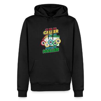 Komm schon, Anrufer, Mach mich brüllen, Anrufer, Daubers, Bingo - Männer Premium Bio Hoodie - Schwarz - Vorne - Nico (187cm)