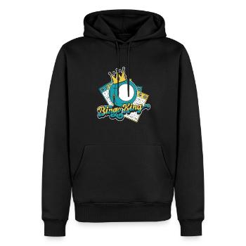 Bingo King Professioneller Anrufer Daubers Bingo - Männer Premium Bio Hoodie - Schwarz - Vorne - Nico (187cm)