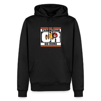 Wirf Schaum Oder Geh Nach Hause Prisonball Team Spiel Spieler - Männer Premium Bio Hoodie - Schwarz - Vorne - Nico (187cm)